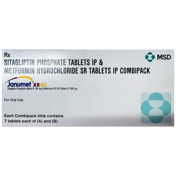 Janumet XR CP Combipack Tablet 7's