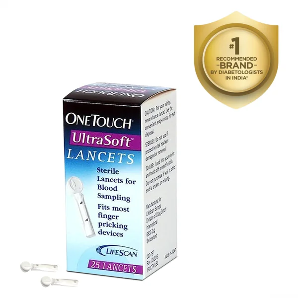 OneTouch Ultra Soft Lancets, 25 Count, Pack of 1