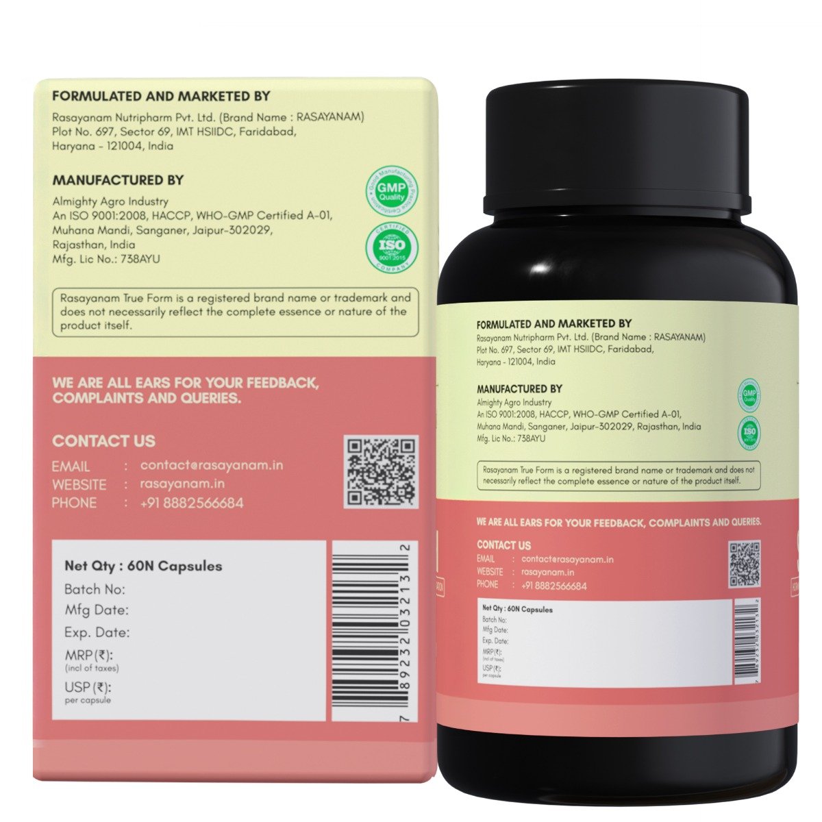 Rasayanam 500mg Shatavari for Women Natural, 60 Capsules, Pack of 1 Rasayanam 500mg Shatavari for Women Natural, 60 Capsules, Pack of 1