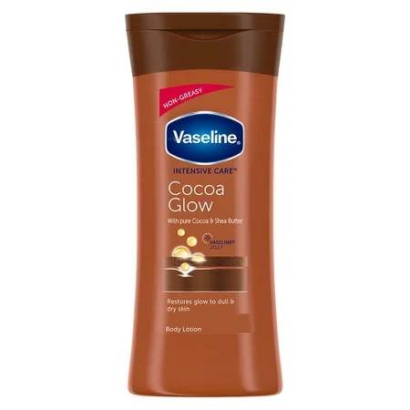 Vaseline Intensive Care Cocoa Glow Body Lotion 90 ml | With Cocoa Butter | Provides 48 hrs Of Moisturization | Non Greasy & Fast Absorbing | For Dry Skin