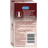 Durex Extra Thin Intense Chocolate Flavour Condoms, 12 Count, Pack of 1