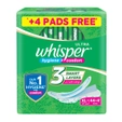 Whisper Ultra Clean Sanitary Pads XL+, 48 Count (44+4 Pads Free)