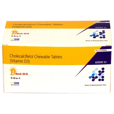 D Bank 60-K Chewable Tablet 8's