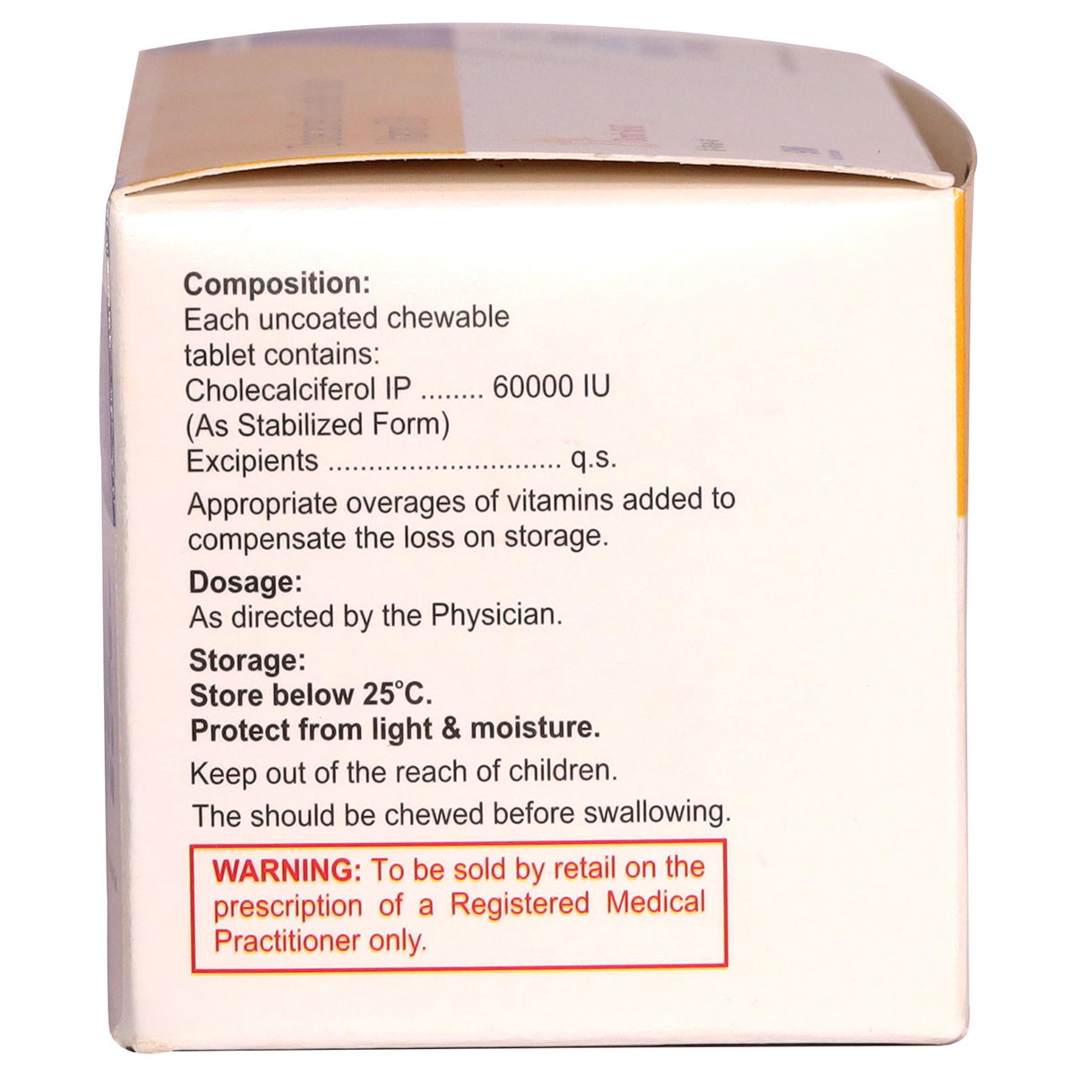 D Bank 60-K Chewable Tablet 8's, Pack of 8 D Bank 60-K Chewable Tablet 8's, Pack of 8