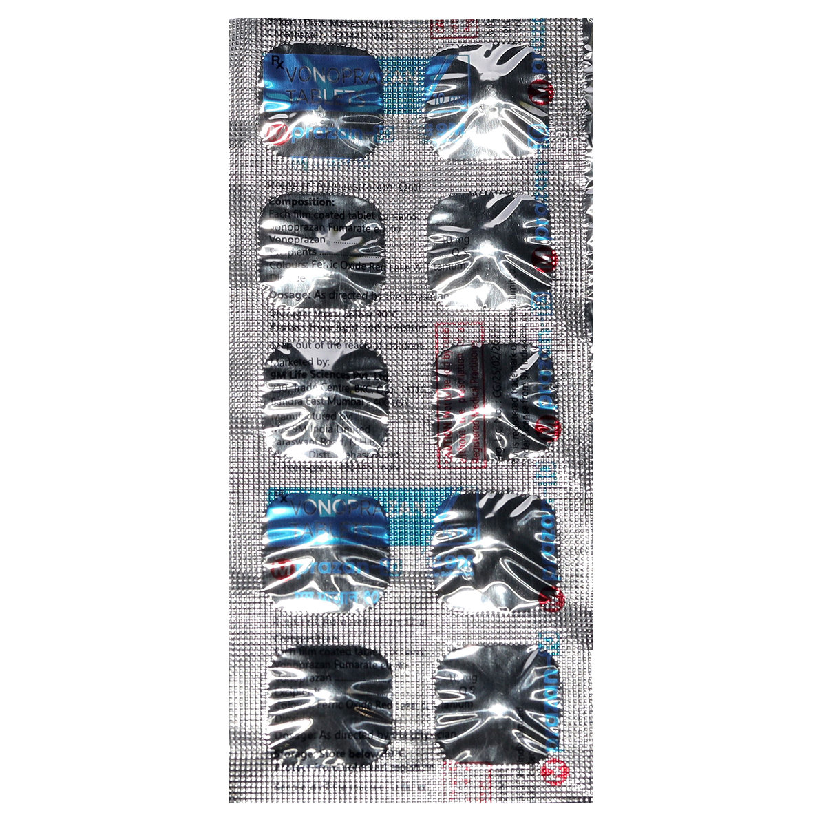 Mprazan-10 mg Tablet 10's, Pack of 10 Mprazan-10 mg Tablet 10's, Pack of 10