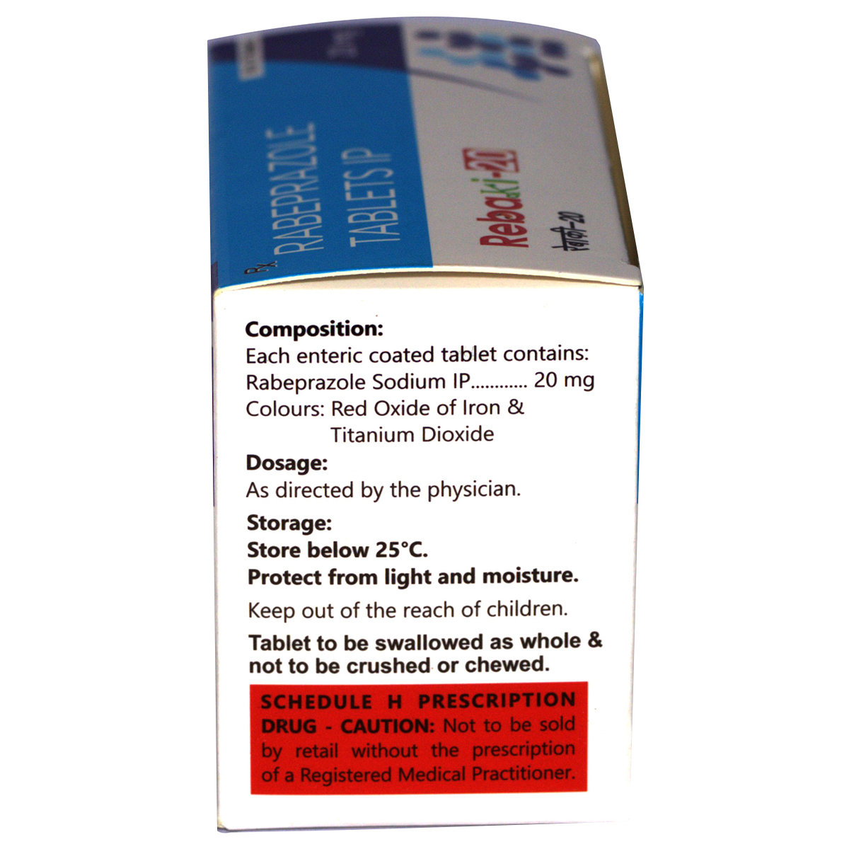 Rebaki-20 mg Tablet 15's, Pack of 15 Rebaki-20 mg Tablet 15's, Pack of 15