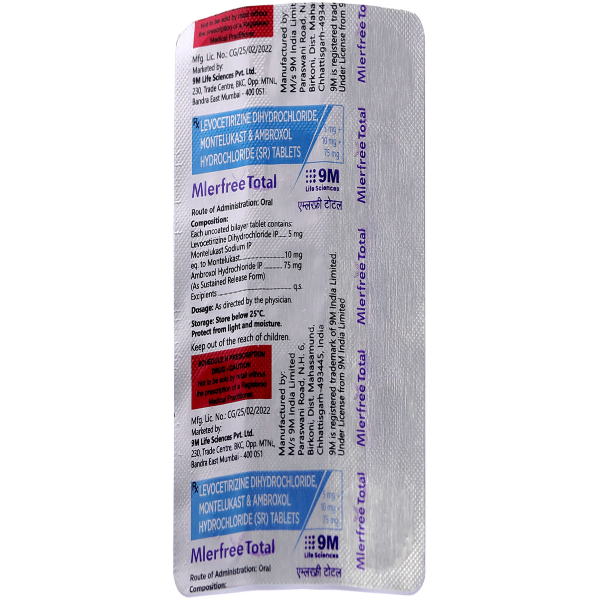 Mlerfree Total Tablet 15's, Pack of 15 Mlerfree Total Tablet 15's, Pack of 15