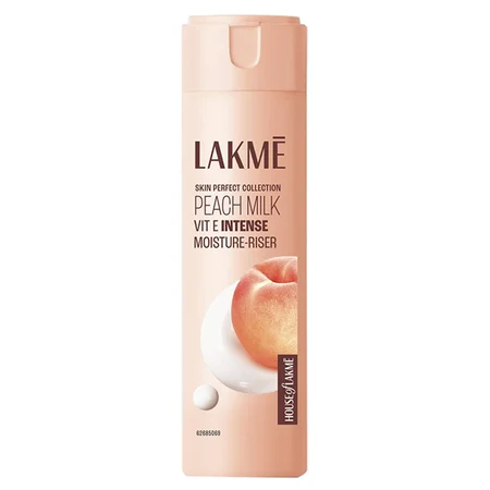 Lakme Peach Milk Vit E Intense Moisturiser Lotion 60 ml | Vitamin E & Peach Milk Extract | Moisturises Skin For 24 Hrs | For Beautiful Skin | Non Greasy & Lightweight | For Normal To Dry Skin