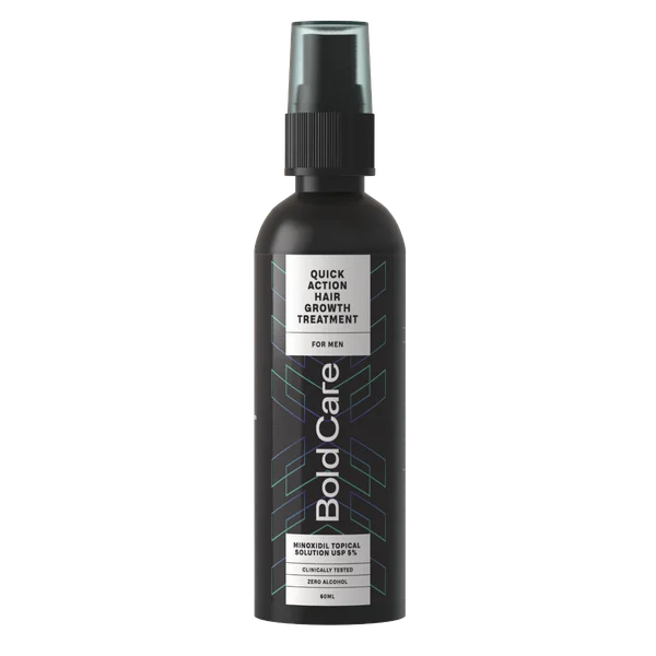 Bold Care Minoxidil 5% Quick Action Hair Growth Treatment Solution for Men, 60 ml, Pack of 1
