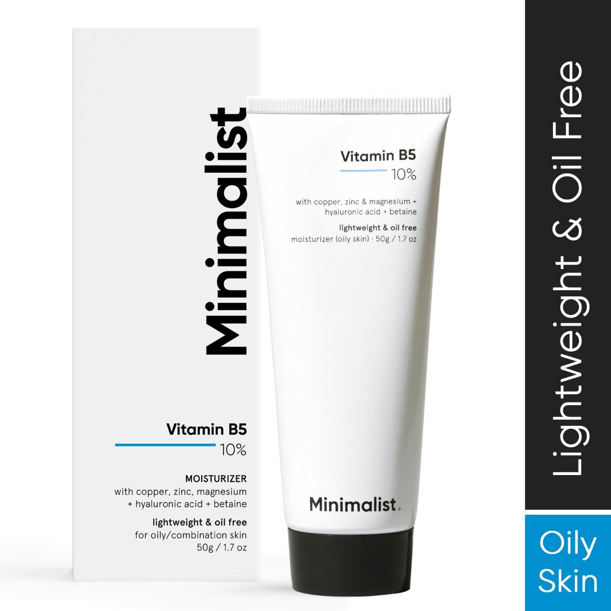 Minimalist 10 Vitamin B5 Moisturizer 50 gm For Oily Skin Uses