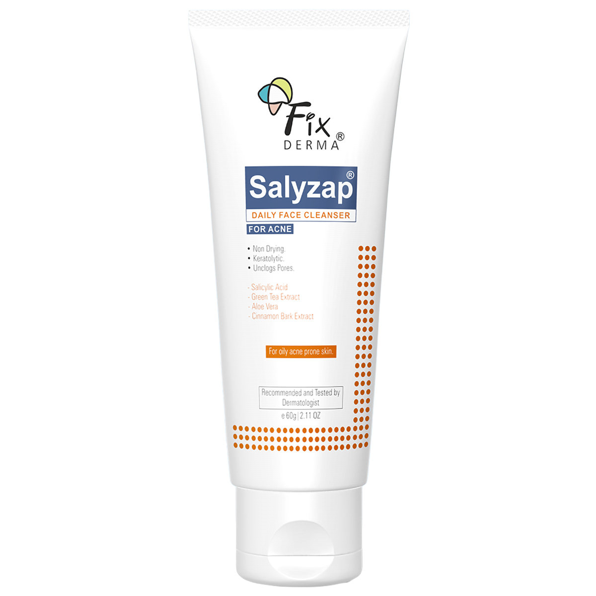 Fixderma Salyzap Daily Face Cleanser, 60 gm, Pack of 1 Fixderma Salyzap Daily Face Cleanser, 60 gm, Pack of 1
