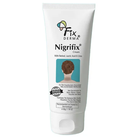 Fixderma Nigrifix Cream For Dark Neck, Elbow & Knee, 50 gm | Underarm Whitening Cream With Lactic Acid