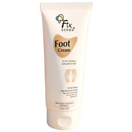 Fixderma Foot Cream, 150 ml | For Dry & Cracked Heel, Moisturizes, Soothes & RePAir Creacked Feet - 150Ml