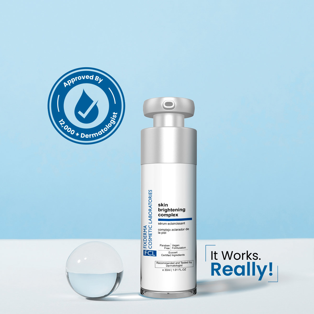 Fixderma Cosmetic Laboratories (FCL) Skin Brightening Complex Serum, 30 gm, Pack of 1 Fixderma Cosmetic Laboratories (FCL) Skin Brightening Complex Serum, 30 gm, Pack of 1