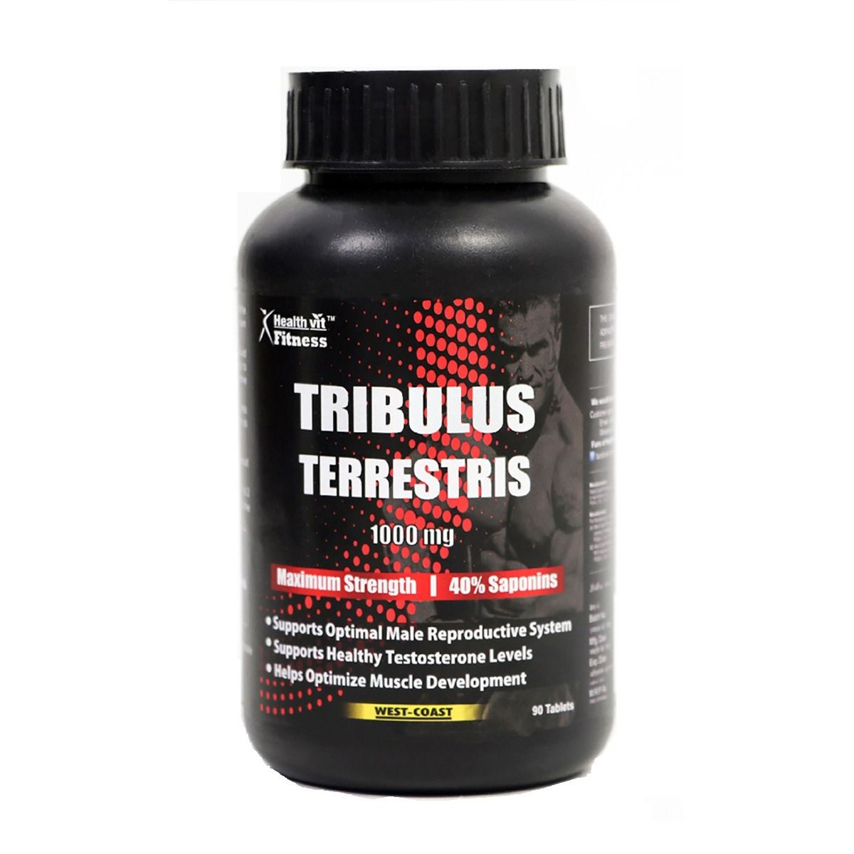 Healthvit Fitness Tribulus Terrestris 1000 mg Maximum Strength 40