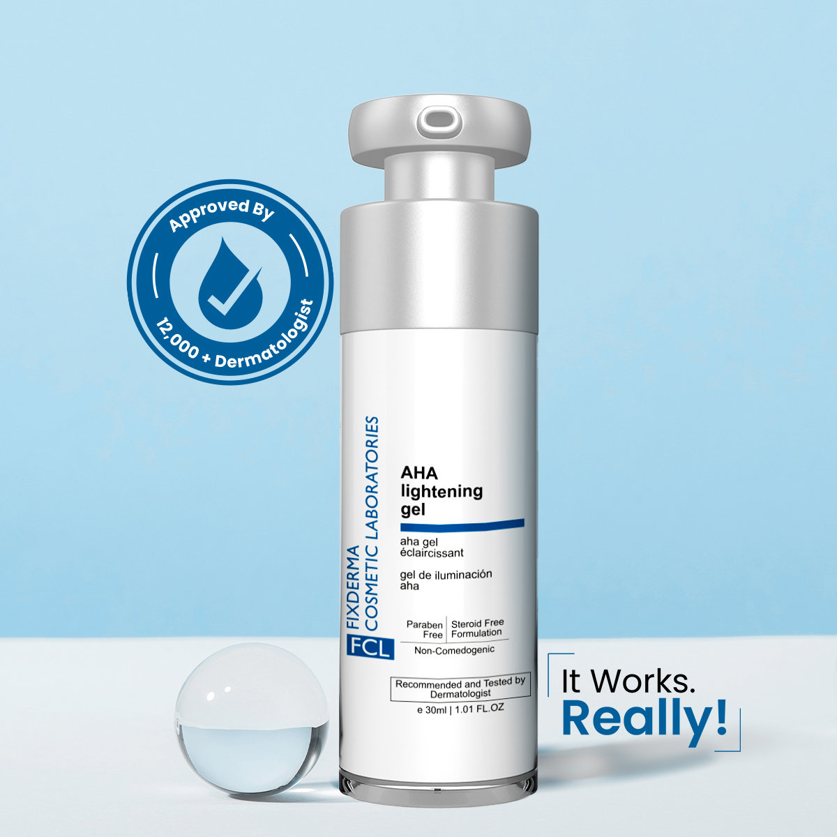 Fixderma Aha Lightening Gel, 30 ml, Pack of 1 Fixderma Aha Lightening Gel, 30 ml, Pack of 1