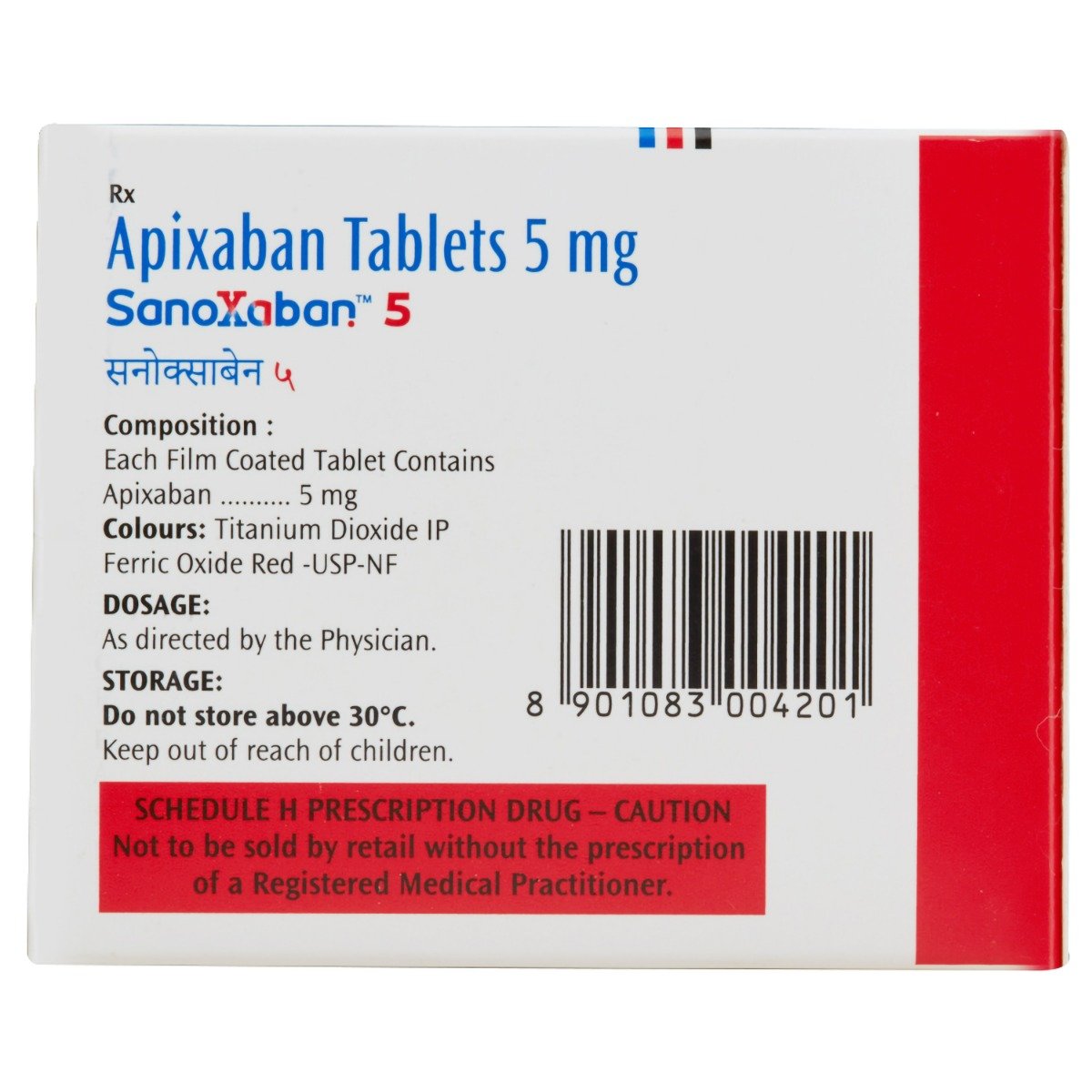 Sanoxaban 5 Tablet 10's, Pack of 10 TabletS Sanoxaban 5 Tablet 10's, Pack of 10 TabletS