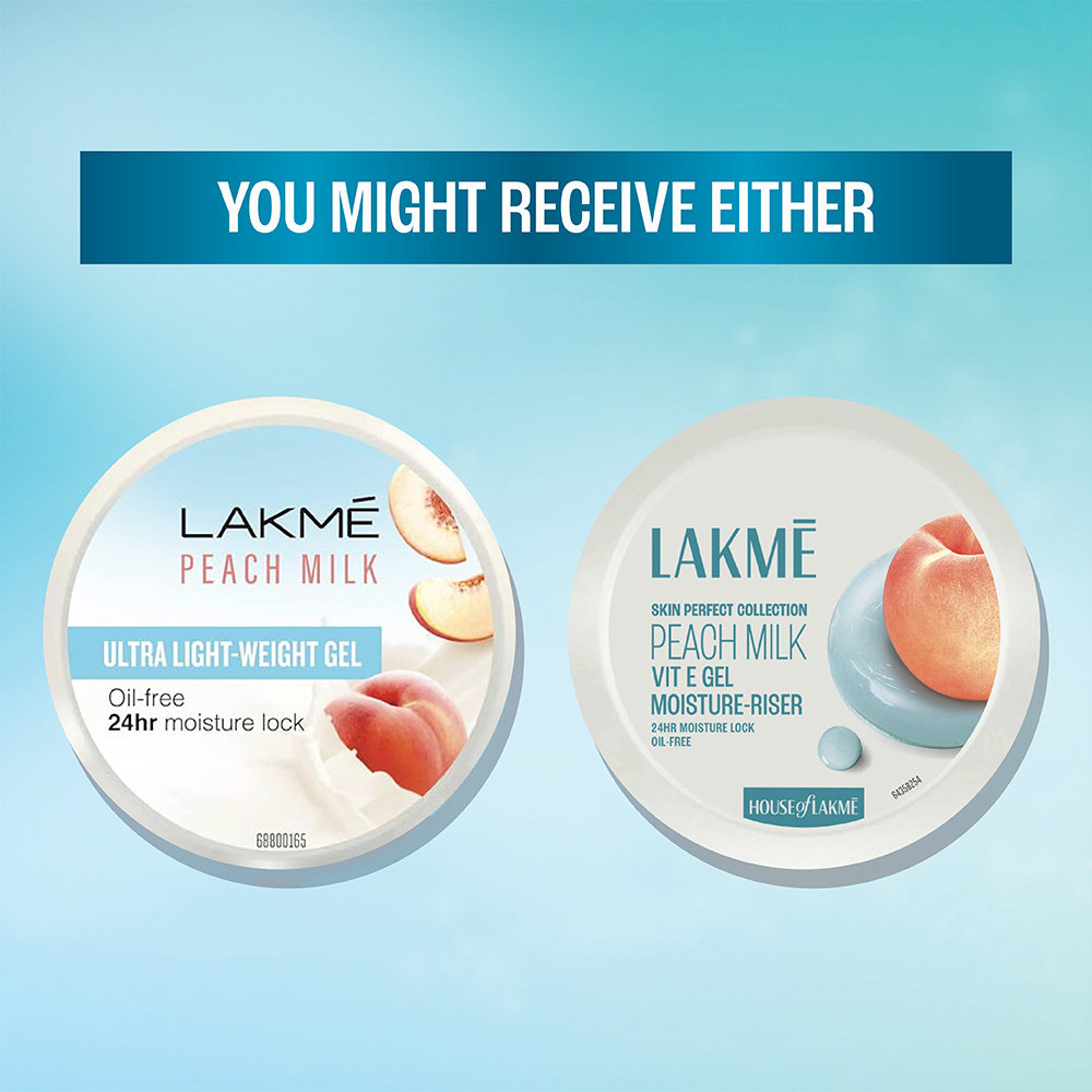Lakme Peach Milk Gel Moisturiser, 200 gm, Pack of 1 Lakme Peach Milk Gel Moisturiser, 200 gm, Pack of 1