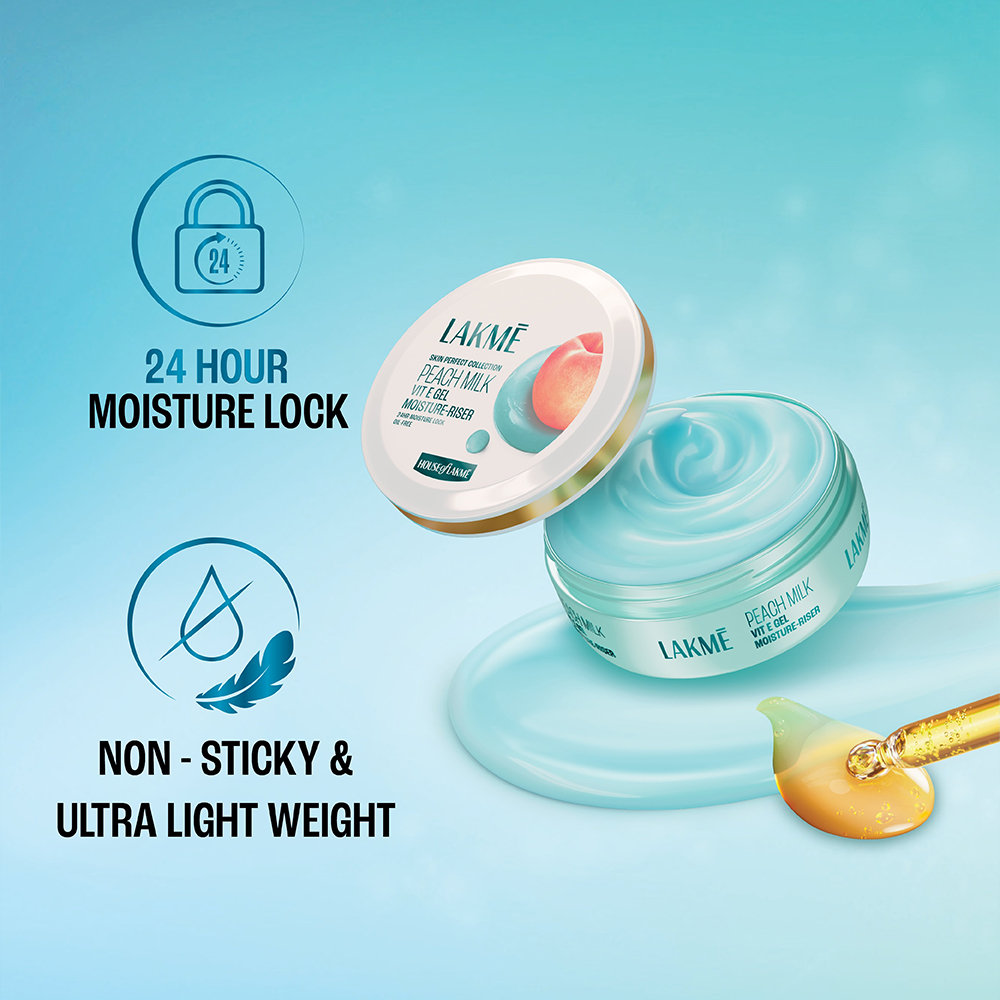 Lakme Peach Milk Gel Moisturiser, 200 gm, Pack of 1 Lakme Peach Milk Gel Moisturiser, 200 gm, Pack of 1