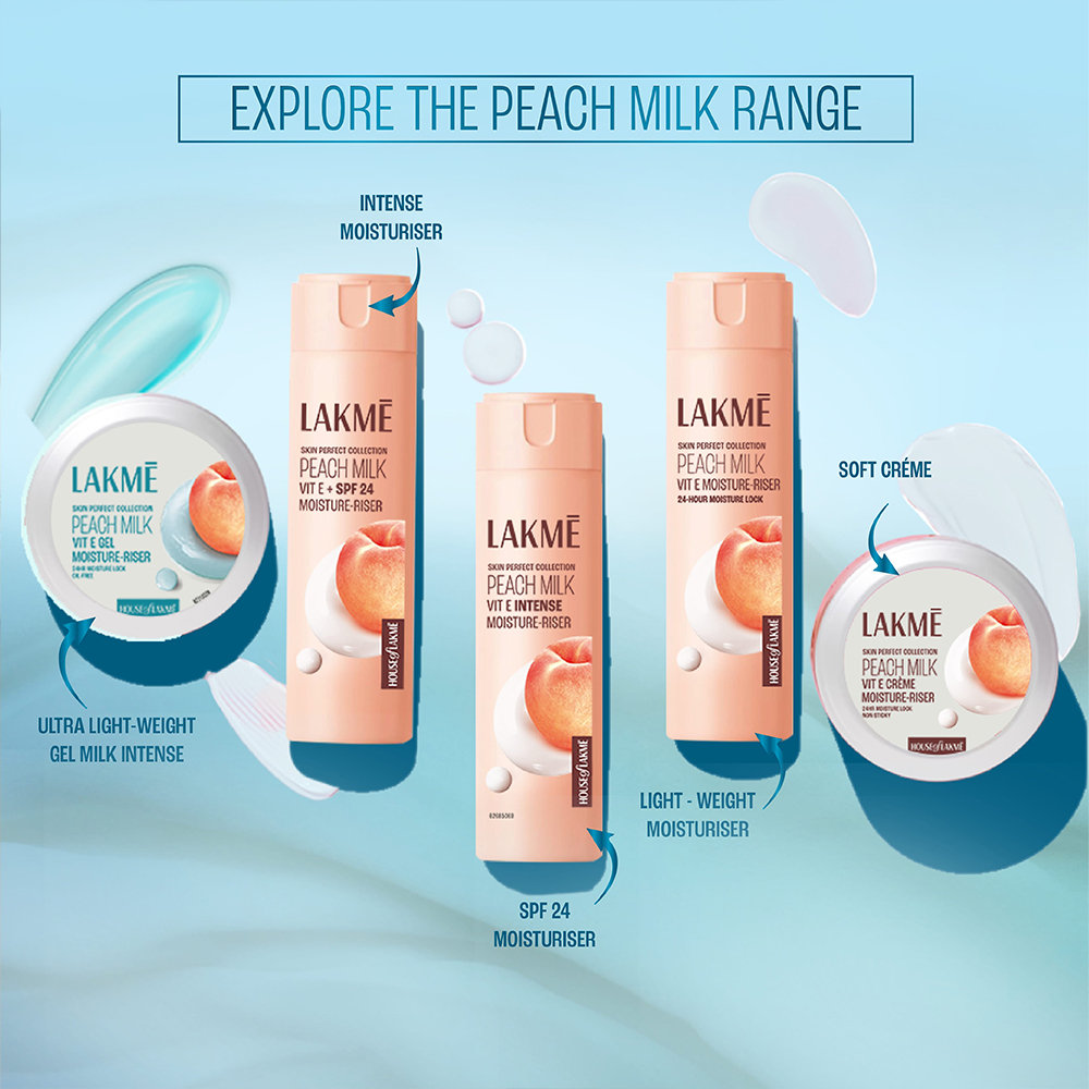 Lakme Peach Milk Gel Moisturiser, 200 gm, Pack of 1 Lakme Peach Milk Gel Moisturiser, 200 gm, Pack of 1