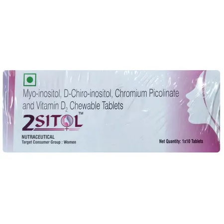 2Sitol Chewable Tablet 10's