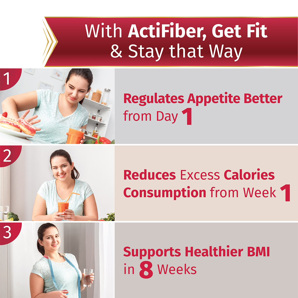 ActiFiber Natural Weight Control | Get Fit | Regulate Appetite Better | Reduce Excess Calories | Clinically Proven | Easy to Use | Plant Origin | Certified Safe | Women & Men (240Gms Pack, 30 Sachets), Pack of 1 ActiFiber Natural Weight Control | Get Fit | Regulate Appetite Better | Reduce Excess Calories | Clinically Proven | Easy to Use | Plant Origin | Certified Safe | Women & Men (240Gms Pack, 30 Sachets), Pack of 1