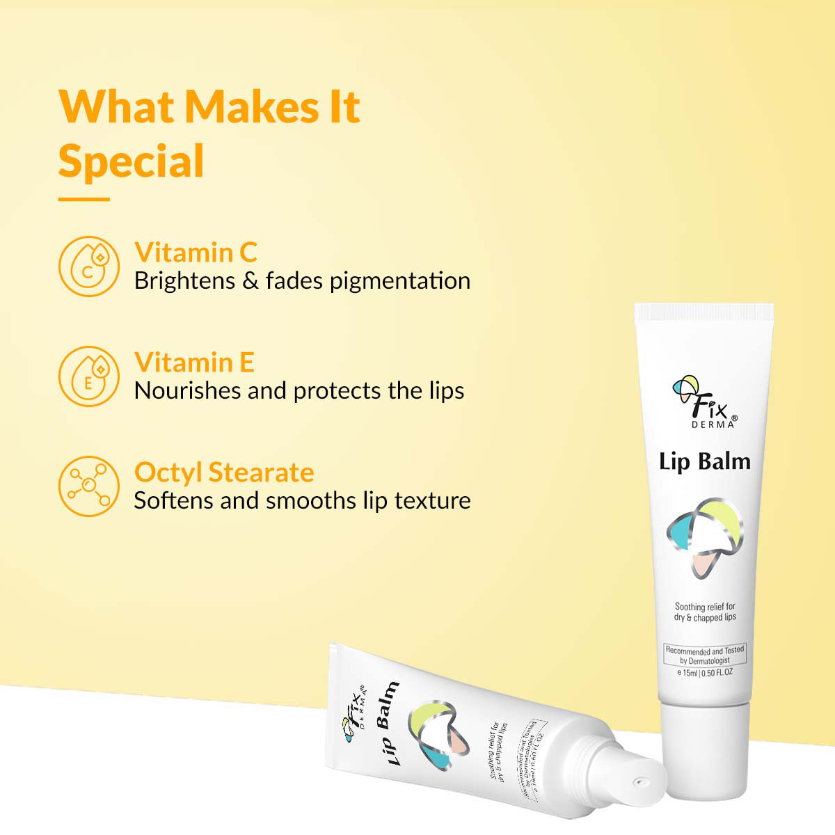 Fixderma Lip Balm, 15 ml, Pack of 1 Fixderma Lip Balm, 15 ml, Pack of 1