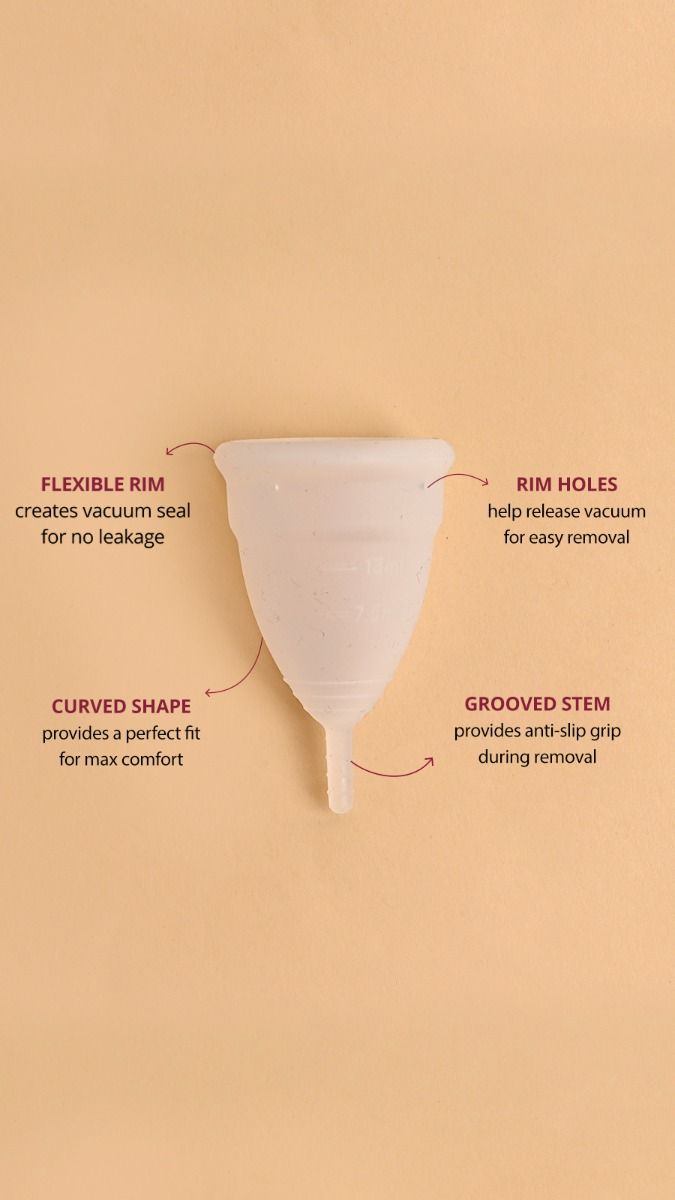 Carmesi Menstrual Cup Medium, 1 Count Price, Uses, Side Effects ...