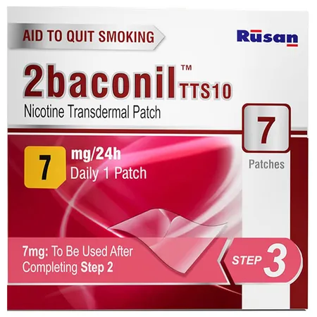 2baconil TTS10 7mg/24h Nicotine Transdermal Patch, 7 Count