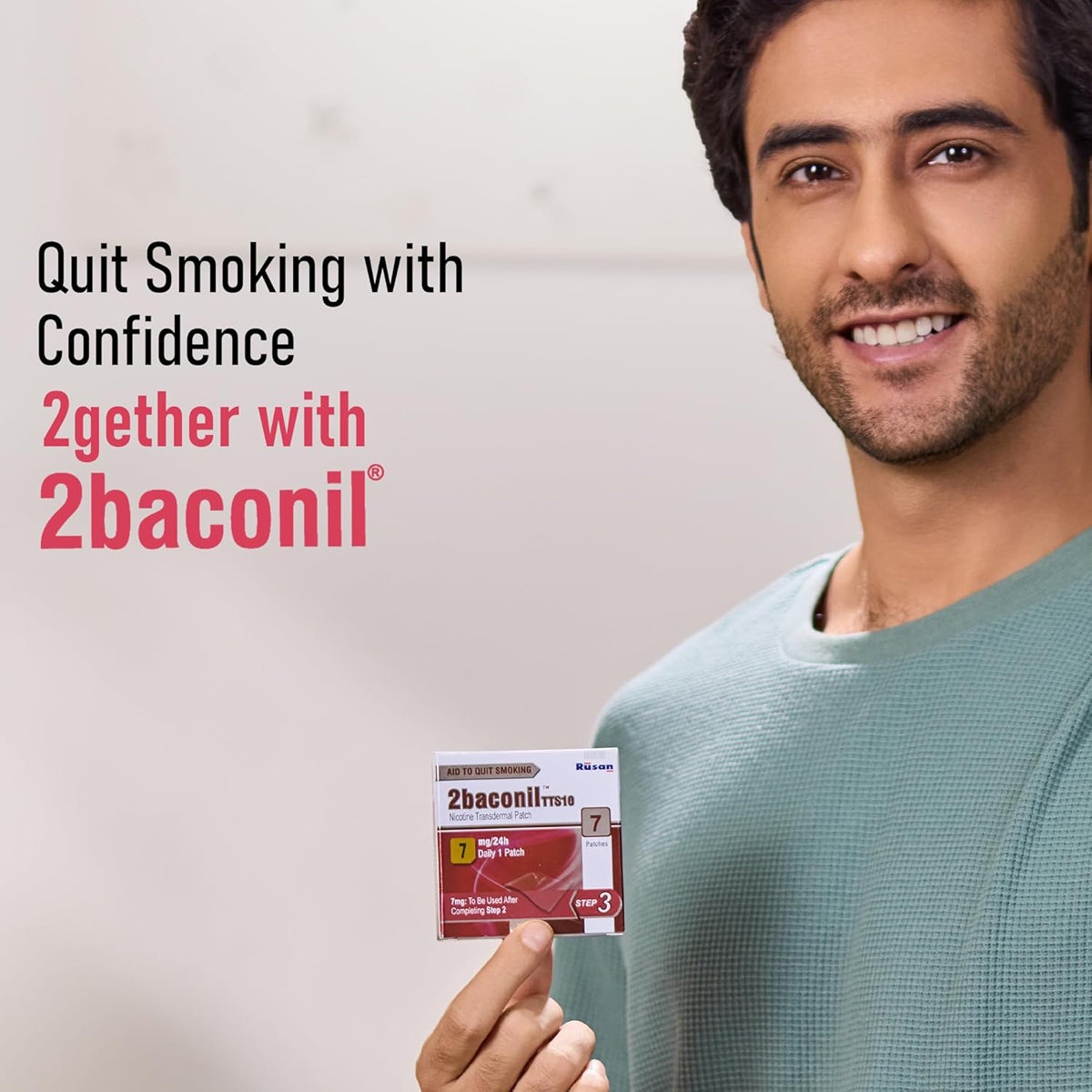 2baconil TTS10 7mg/24h Nicotine Transdermal Patch, 7 Count, Pack of 1 2baconil TTS10 7mg/24h Nicotine Transdermal Patch, 7 Count, Pack of 1