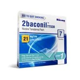 2baconil TTS30 Nicotine 21mg/24h Transdermal Patch 7's, Pack of 7