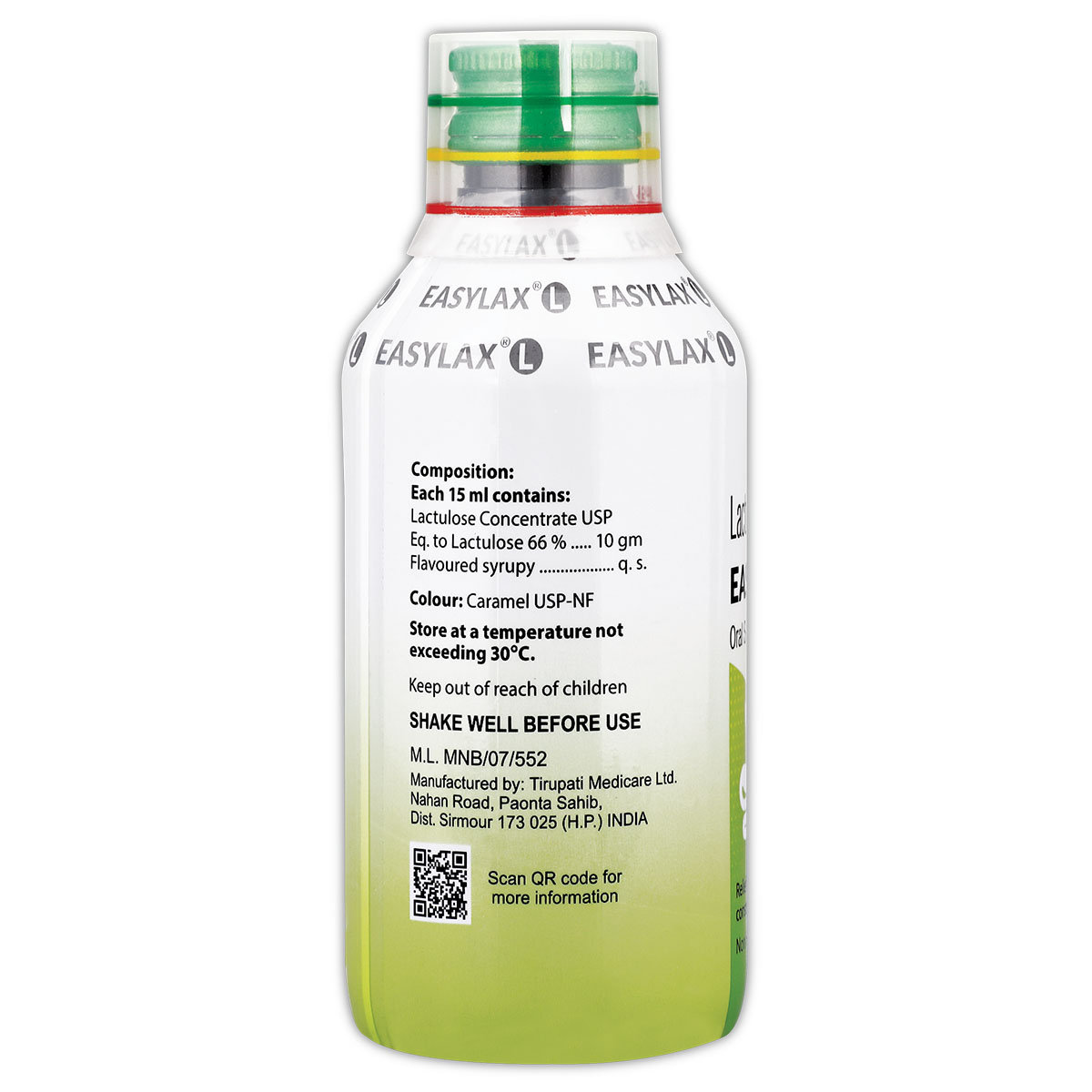 Easylax L Lemon Flavour Solution 200 ml, Pack of 1 SOLUTION Easylax L Lemon Flavour Solution 200 ml, Pack of 1 SOLUTION