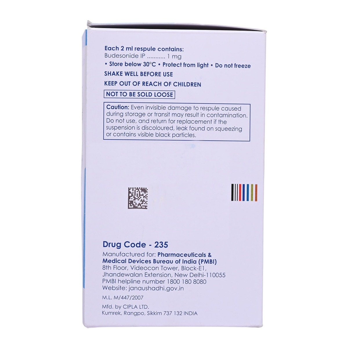 Budesonide Nebuliser Suspension 5x2 ml, Pack of 1 RESPULES Budesonide Nebuliser Suspension 5x2 ml, Pack of 1 RESPULES