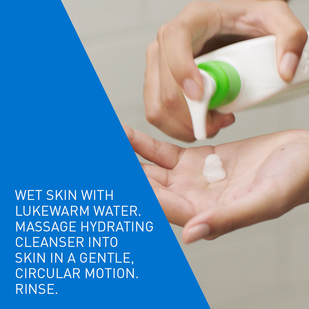 CeraVe Hydrating Cleanser 236 ml | Ceramides & Hyaluronic Acid | Gently Cleanses | All Day Hydration | For Face & Body | Suitable For Adult & Children | For Normal to Dry Skin, Pack of 1 CeraVe Hydrating Cleanser 236 ml | Ceramides & Hyaluronic Acid | Gently Cleanses | All Day Hydration | For Face & Body | Suitable For Adult & Children | For Normal to Dry Skin, Pack of 1