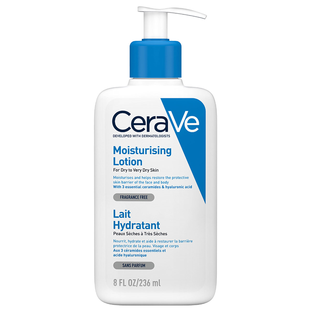 CeraVe Moisturising Lotion 236 ml | Ceramides & Hyaluronic Acid | Provides Long Lasting Hydration | Non Greasy | For Dry to Very Dry Skin, Pack of 1 CeraVe Moisturising Lotion 236 ml | Ceramides & Hyaluronic Acid | Provides Long Lasting Hydration | Non Greasy | For Dry to Very Dry Skin, Pack of 1