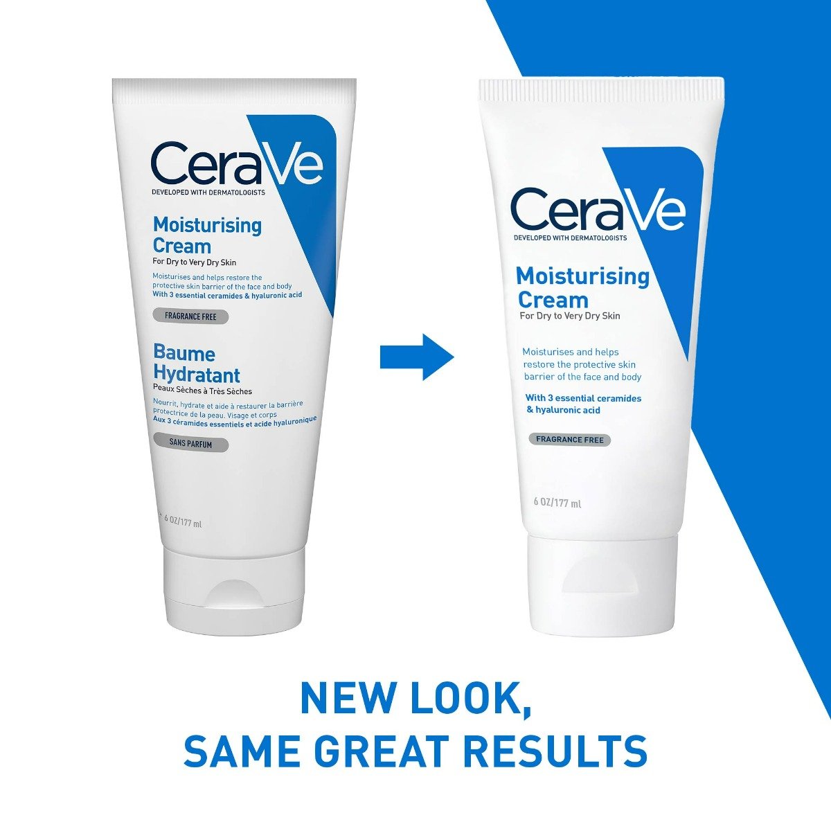 CeraVe Moisturising Cream 177 ml | Ceramides & Hyaluronic Acid | Provides Long Lasting Hydration | Non Greasy | For Dry to Very Dry Skin, Pack of 1 CeraVe Moisturising Cream 177 ml | Ceramides & Hyaluronic Acid | Provides Long Lasting Hydration | Non Greasy | For Dry to Very Dry Skin, Pack of 1