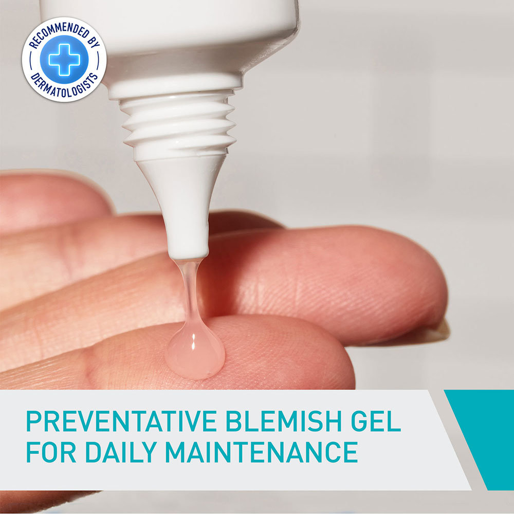 CeraVe Blemish Control Gel 40 ml | with 2% Salicylic Acid, AHA & Niacinamide for Acne Spot Treatment, Pack of 1 CeraVe Blemish Control Gel 40 ml | with 2% Salicylic Acid, AHA & Niacinamide for Acne Spot Treatment, Pack of 1