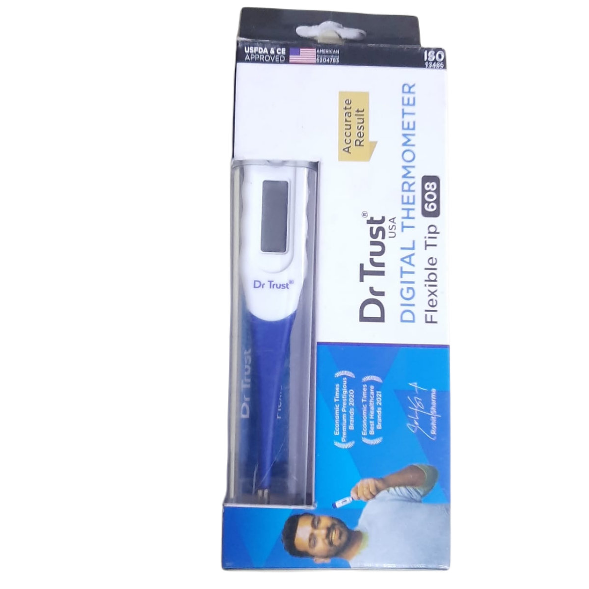Dr Trust USA Digital Thermometer Flexible Tip 608, 1 Count, Pack of 1 Dr Trust USA Digital Thermometer Flexible Tip 608, 1 Count, Pack of 1