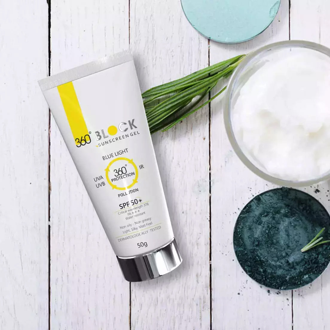 360 Block SPF 50+ Sunscreen Gel 50 gm, Pack of 1 360 Block SPF 50+ Sunscreen Gel 50 gm, Pack of 1