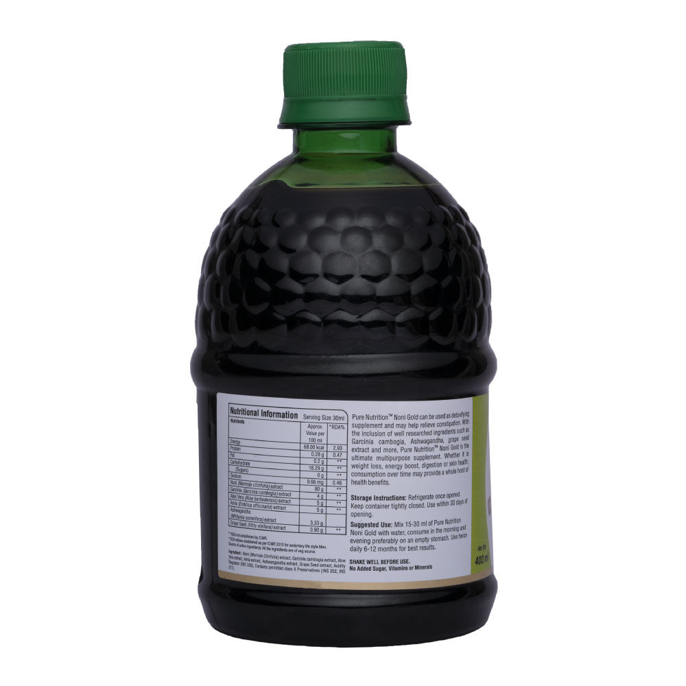Pure Nutrition Noni Gold Juice, 400 ml Price, Uses, Side Effects