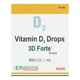 3D Forte Drops 15 ml, Pack of 1 ORAL DROPS