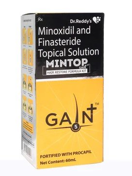 Mintop Gain+ 5 Topical Solution 60 ml, Pack of 1 SOLUTION Mintop Gain+ 5 Topical Solution 60 ml, Pack of 1 SOLUTION