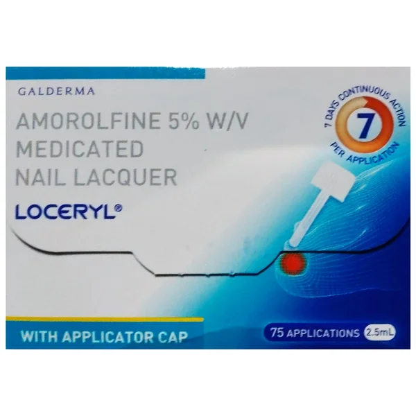 Loceryl Nail Lacquer 2.5ml, Pack of 1 LIQUID