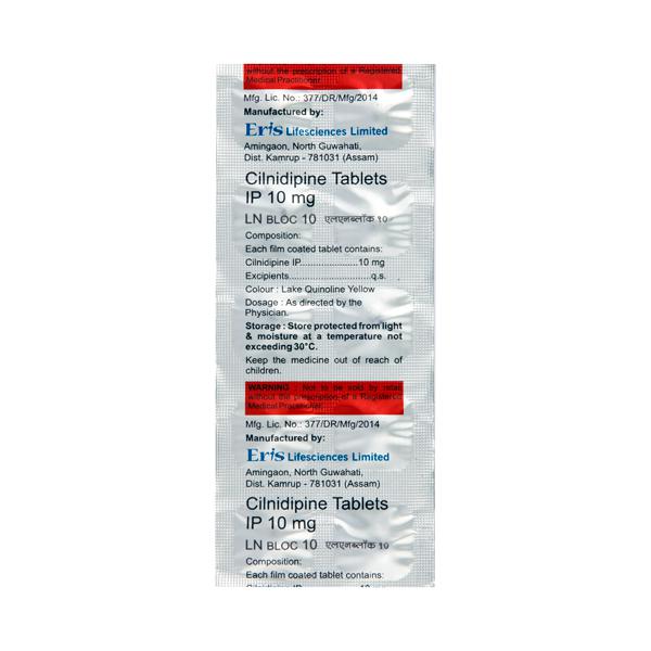 Lnbloc 10 Tablet 10's, Pack of 10 TABLETS Lnbloc 10 Tablet 10's, Pack of 10 TABLETS