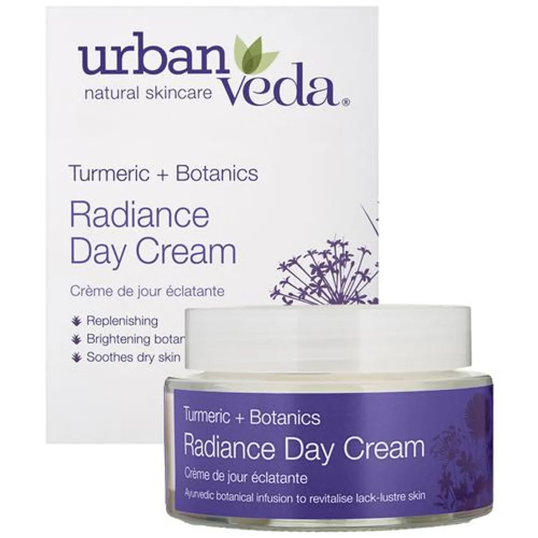 UrbanVeda Reviving Day Cream – Ayurvedische Tagescreme Für Müde Haut, Mit Rosen-Extrakt, 50 Ml