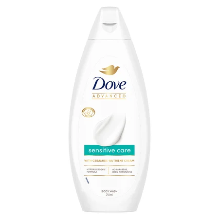 Dove Advanced Sensitive Care Body Wash, 250 ml