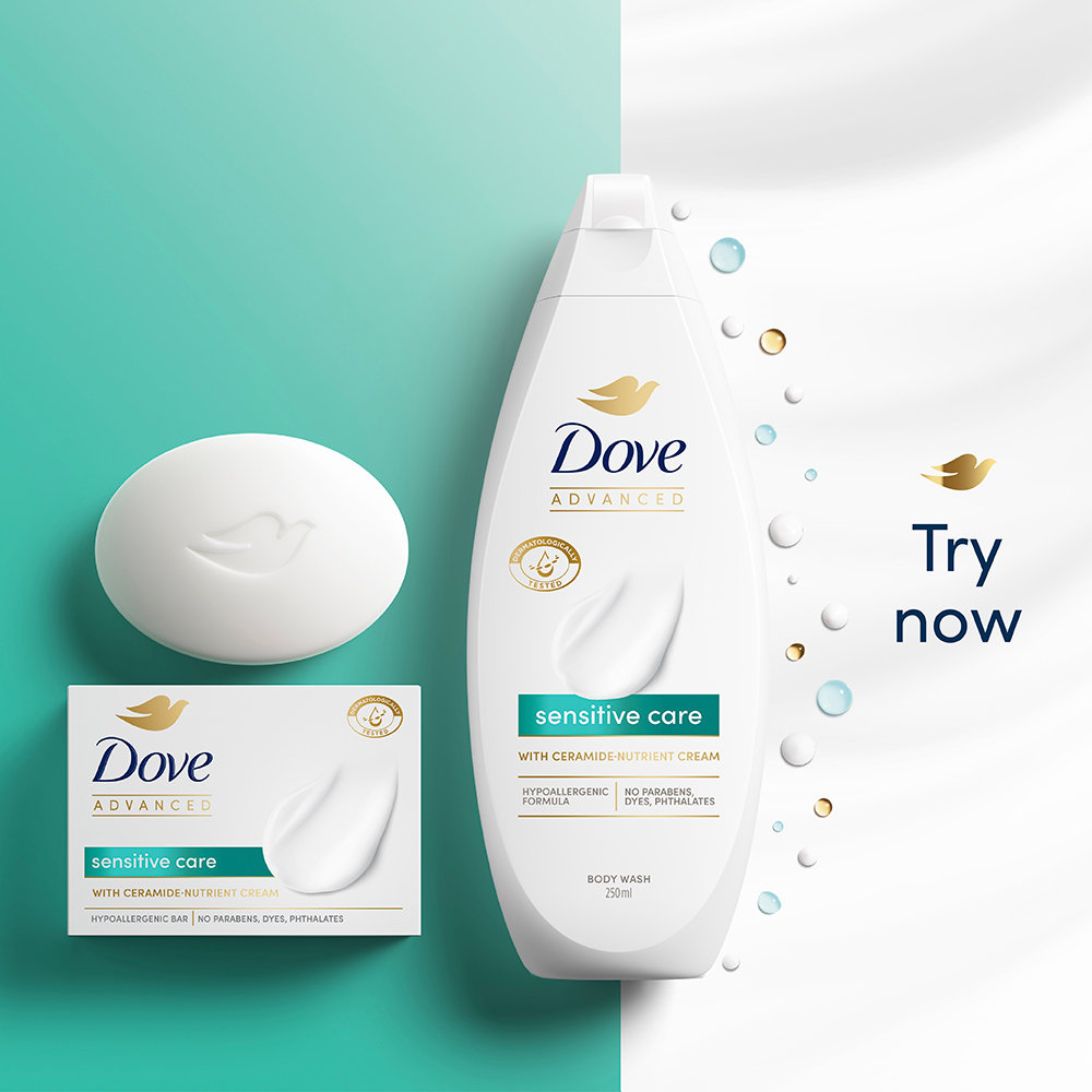Dove Advanced Sensitive Care Body Wash, 250 ml, Pack of 1 Dove Advanced Sensitive Care Body Wash, 250 ml, Pack of 1
