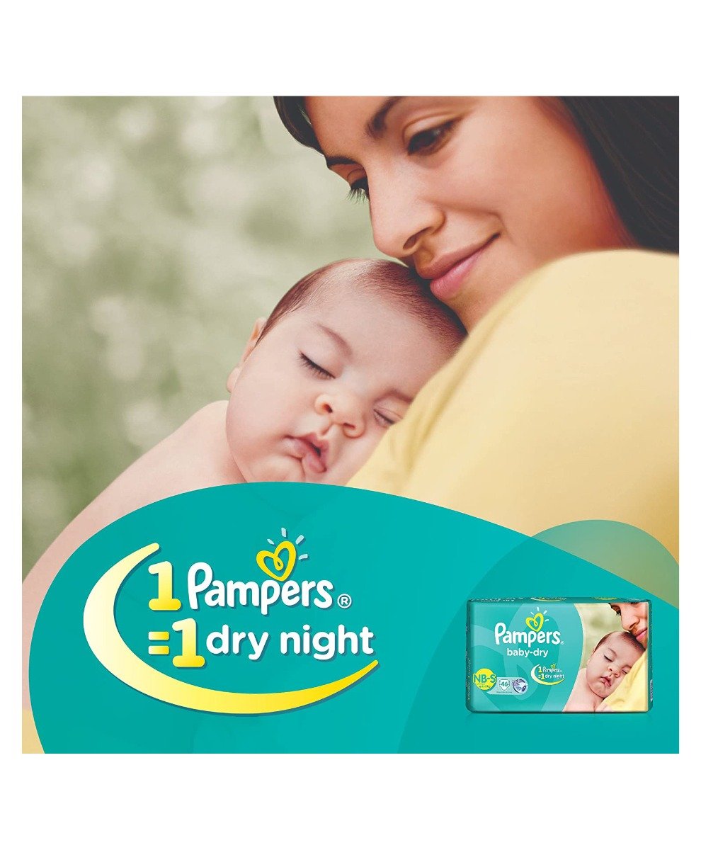 Pampers Baby Dry Diaper Pants New Born, 5 Count, Pack of 1 Pampers Baby Dry Diaper Pants New Born, 5 Count, Pack of 1