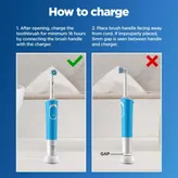 Oral-B Vitality 100 Blue Criss Cross Electric Rechargeable Toothbrush for Adult, 1 Count | Powered By Braun |, Pack of 1