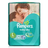 Pampers Baby-Dry Diaper Pants Large, 18 Count, Pack of 1
